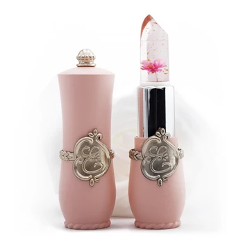 

Beauty Bright Flower Crystal Jelly Lipstick ic Temperature Change Color Lip Balm Makeup light pink