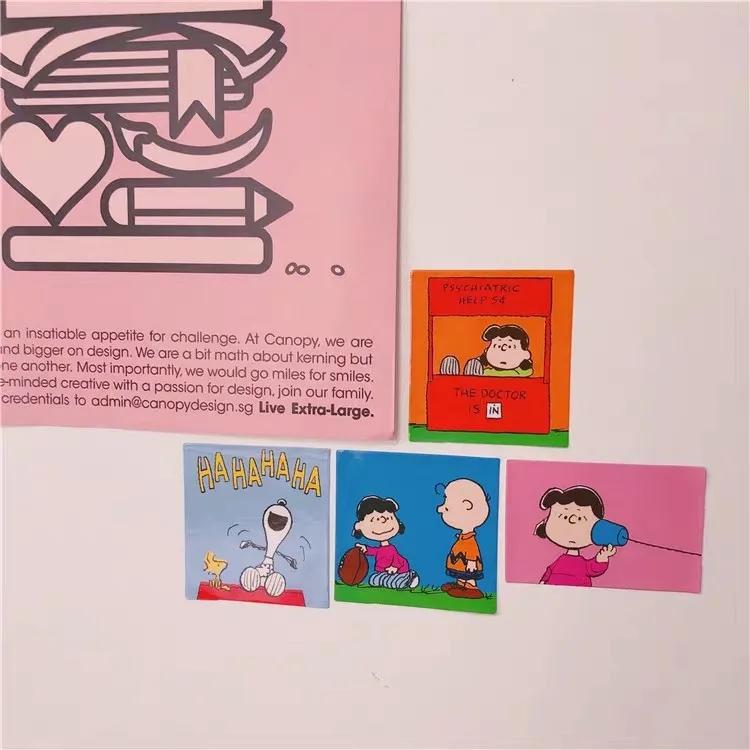 12 шт. Peanuts Rogue Dog Kawaii мультфильм стикер для канцелярских товаров Милая анимация Руководство украшение фото-наклейка для стены телефона стикер s