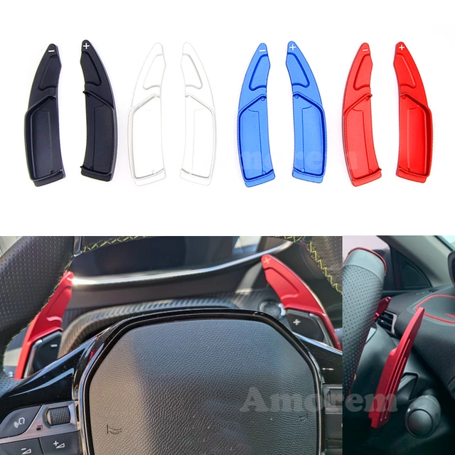 Car Shift Paddles For Peugeot 208 308 508 2008 3008 5008 GTi SW Allure  Steering Wheel Shifter Extension Car Stickers Accessories - AliExpress