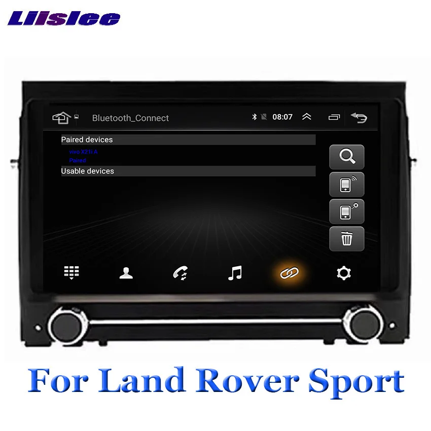 Автомобиль Android мультимедиа плеер для Ленд Ровер Range Rover Sport(Land Rover Range Rover Sport 2004- 2008 радио аудио-видео WI-FI Navi навигации