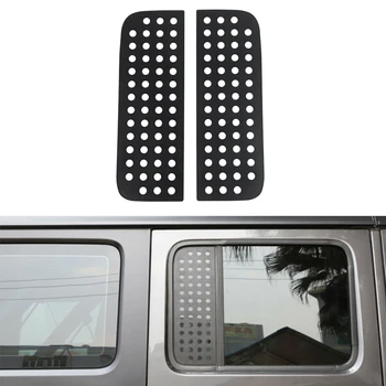 

Car Window Glass Decals Rear Strip Cover Trim Aluminum Black Accessory