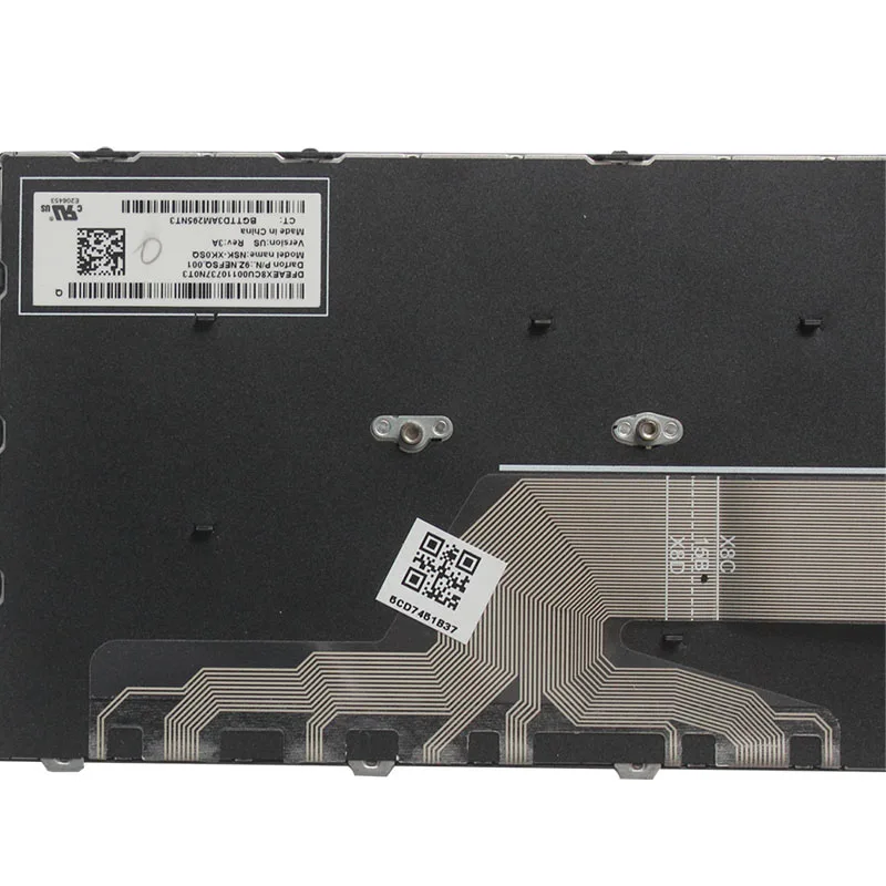 Teclado do Portátil dos Eua para hp Novo Probook 470 Inglês Teclado Preto 450 g5 455 - Imagem 4