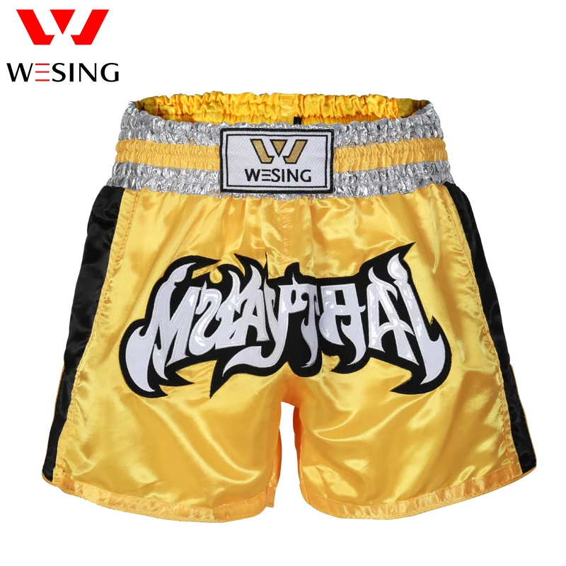 Шорты WESING Muay thai шорты MMA для кикбоксинга мужчин и женщин|Боксерские трусы| |