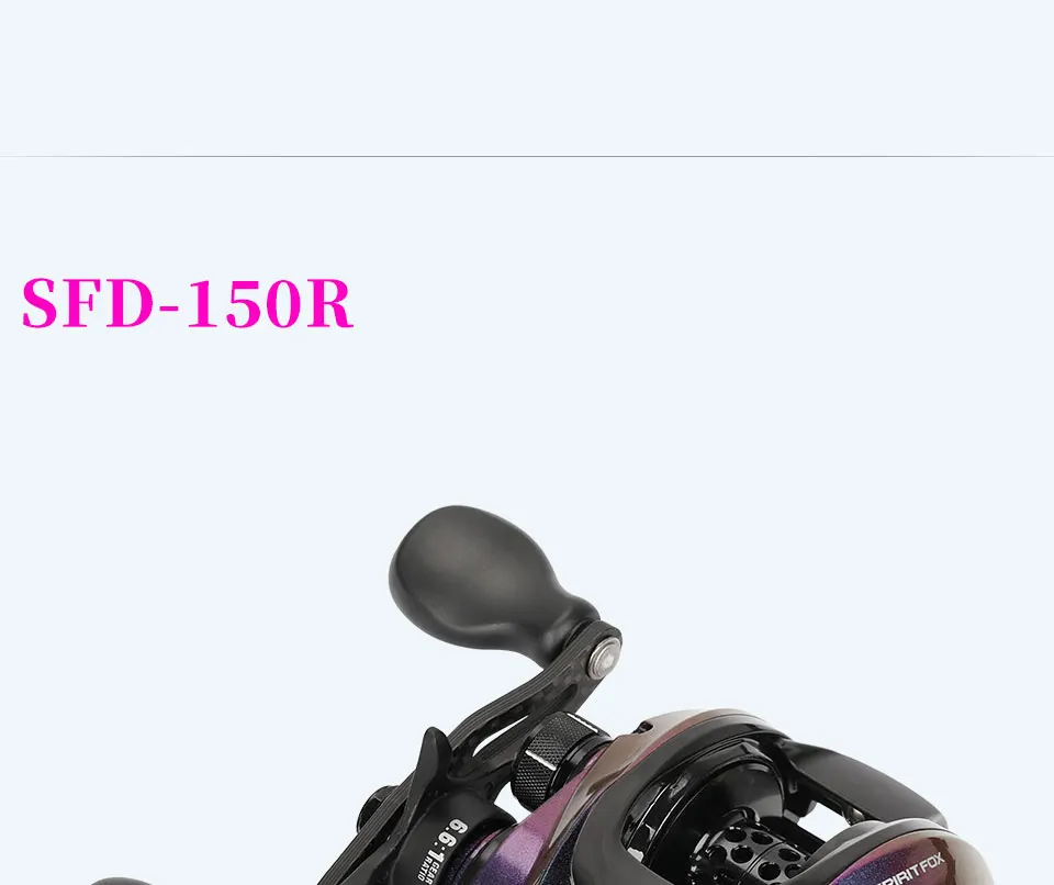 TSURINOYA Baitcasting Reel SPIRIT FOX-150 8+1BB Max drag power 6kg Bait Casting Fishing Reel Moulinet Magetic Brake System