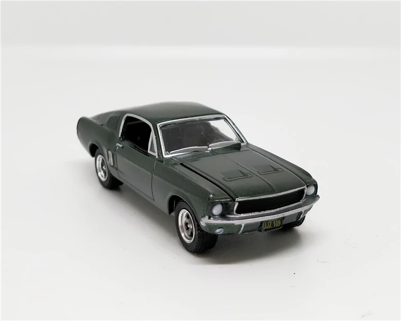 1: 64 зеленый свет Ford Mustang GT 1968 Bullitt зеленый без коробки