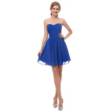 Платья для выпускного вечера, мини синее шифоновое милое платье для выпускного вечера, Тюлевое платье для особых случаев, Женские официальные Короткие вечерние платья