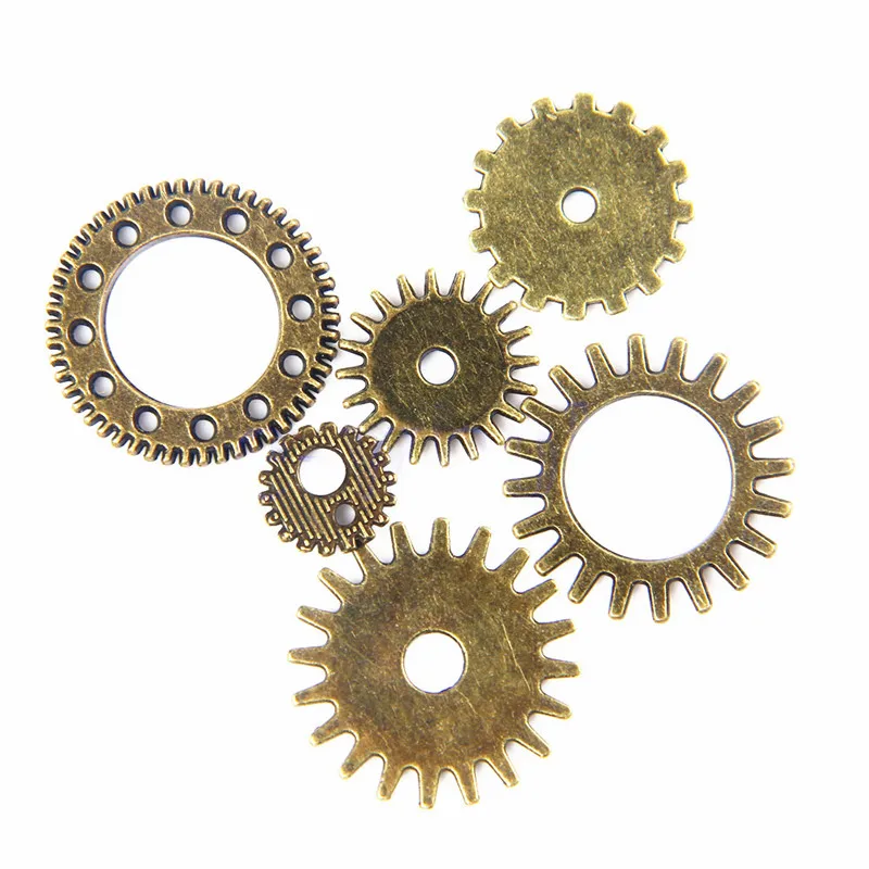 50 г/упак. стимпанк Cyberpunnk Mix Cogs детали часов Шестерня DIY ремесла игрушка аксессуар