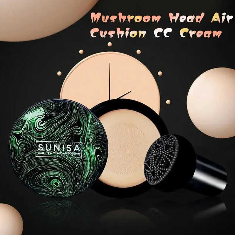 

New SUNISA New Mushroom Head Make Up Air Cushion Moisturizing Foundation Air-permeable Natural Brightening Makeup BB Cream TSLM1