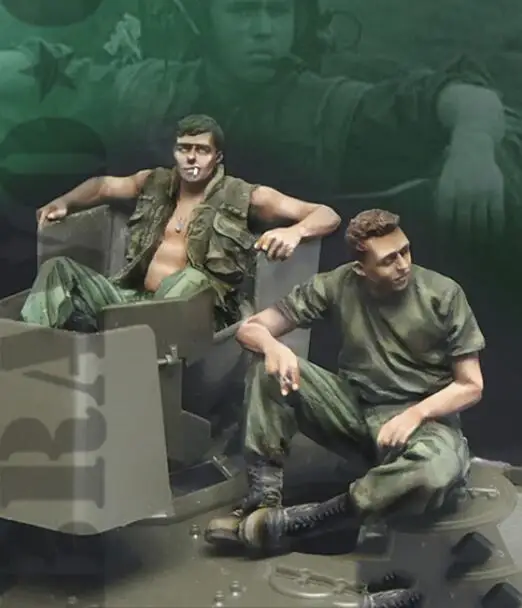 1/35 солдат США (в комплект не входит танк) полимерная фигурка строительный |