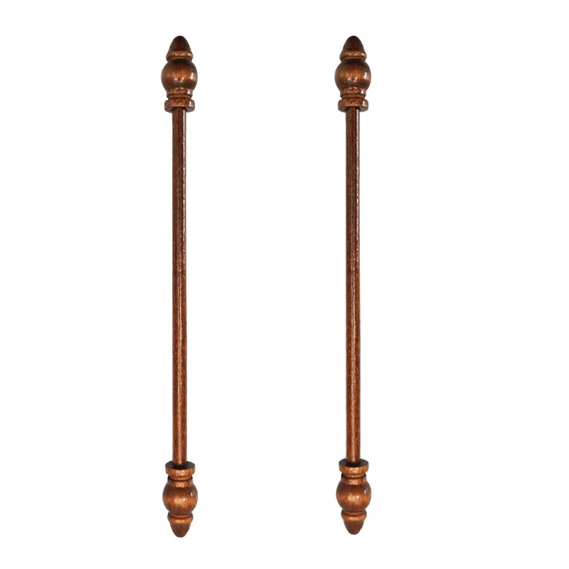 2pcs Tapestry Hanging Poles Wooden Hanging Picture Holder Photos Maps Portraits Scrolls Accessory Wall Hanger Rods