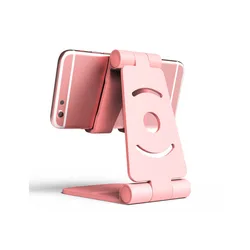 Support général pliable en plastique pour tablette de bureau et téléphone, charge paresseuse, son secouant en direct 