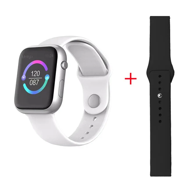 S add Black Strap 696 SX16 Смарт-часы для мужчин для Apple Watch пульсометр кровяное давление кислород фитнес Шагомер IP67 Водонепроницаемый умный Браслет - Цвет: S add Black Strap