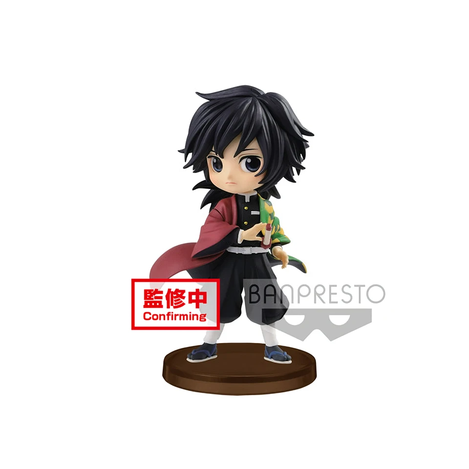 Tronzo Banpresto Demon Slayer Kimetsu no Yaiba Q posket Kamado Tanjirou Hashibira Inosuke Tomioka Giyuu ПВХ Фигурки игрушки - Цвет: Tomioka Giyuu