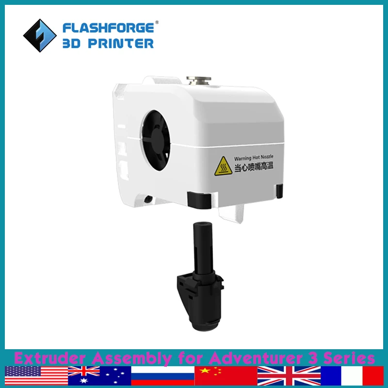 Conjunto Extrusora Flashforge para Impressora 3d Peças Acessórios de Substituição Aventureiro 3c Lite e Pro