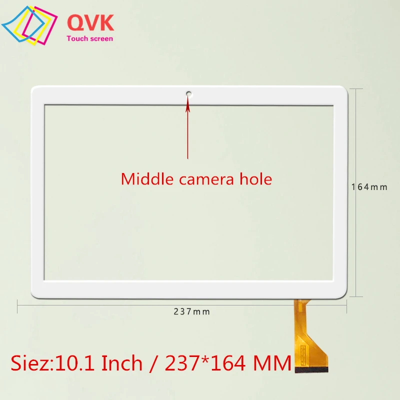 Черный белый цвет P/N CH 10114A5 J S10 ZS 2.5D сенсорный емкостный экран панель KT107 MJK 1082 FPC