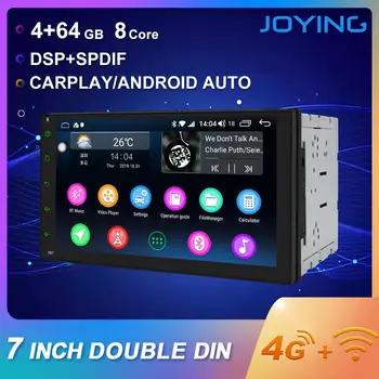 

JOYING 2 DIN Car Radio player Octa Core 4GB RAM&64GB support 4G built in DSP module stereo audio player GPS universal head unit