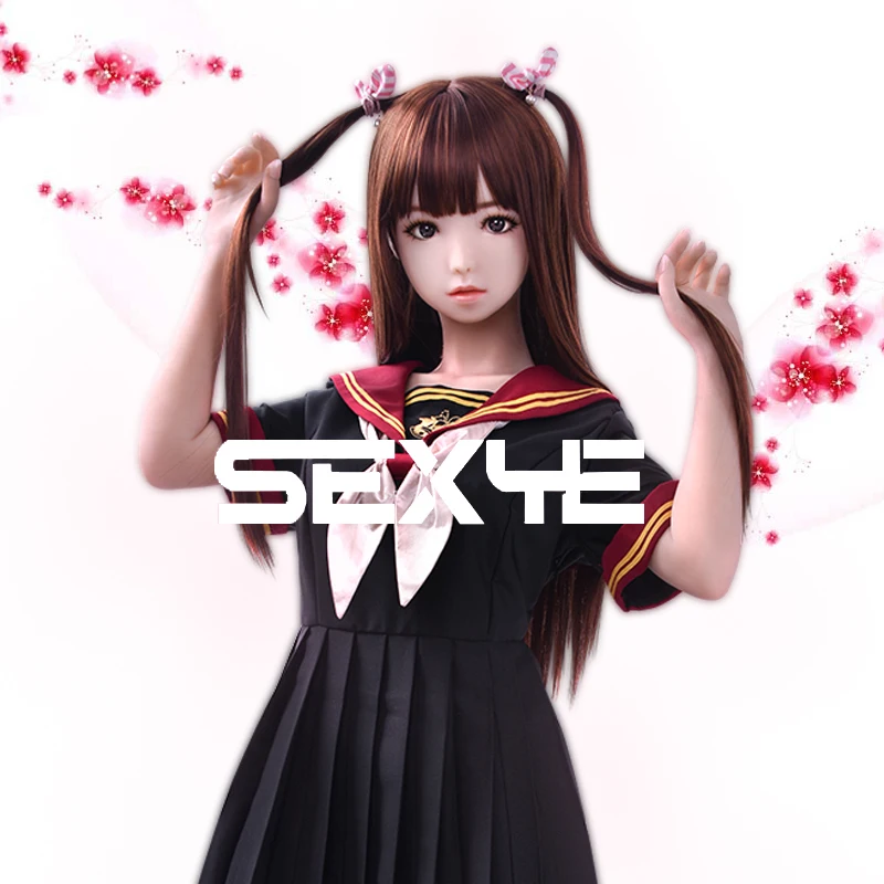 

SEXYE Japanese Sexy Doll Head Durable & Waterproof Head Full Size TPE Head with Wig
