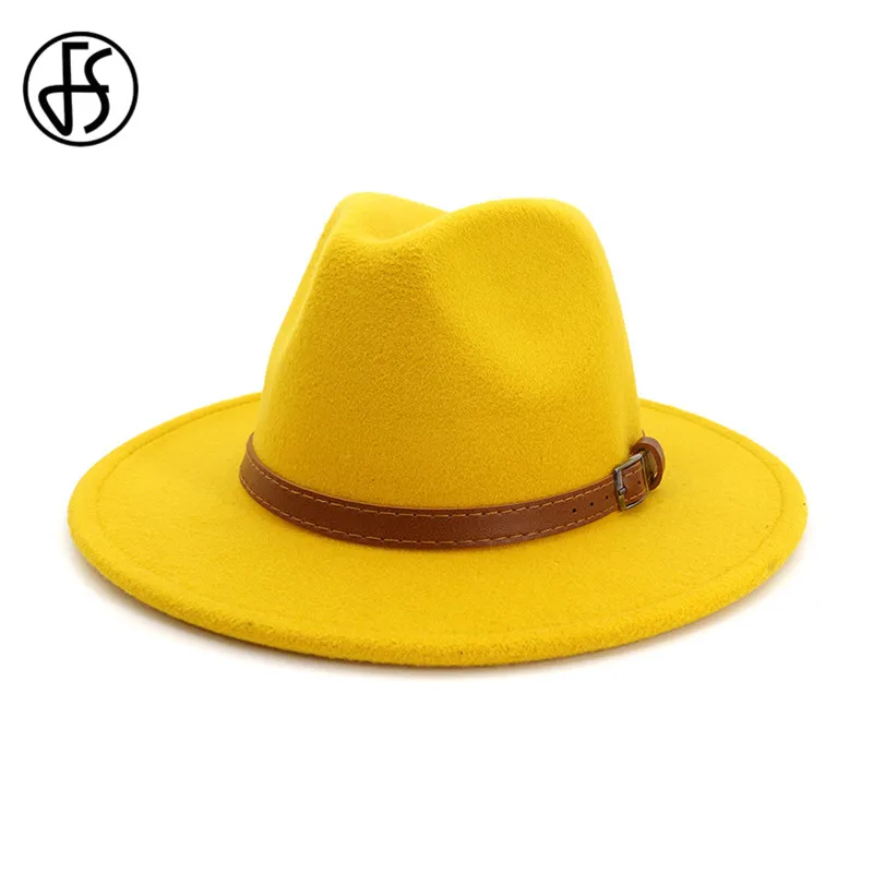 yellow brim hat