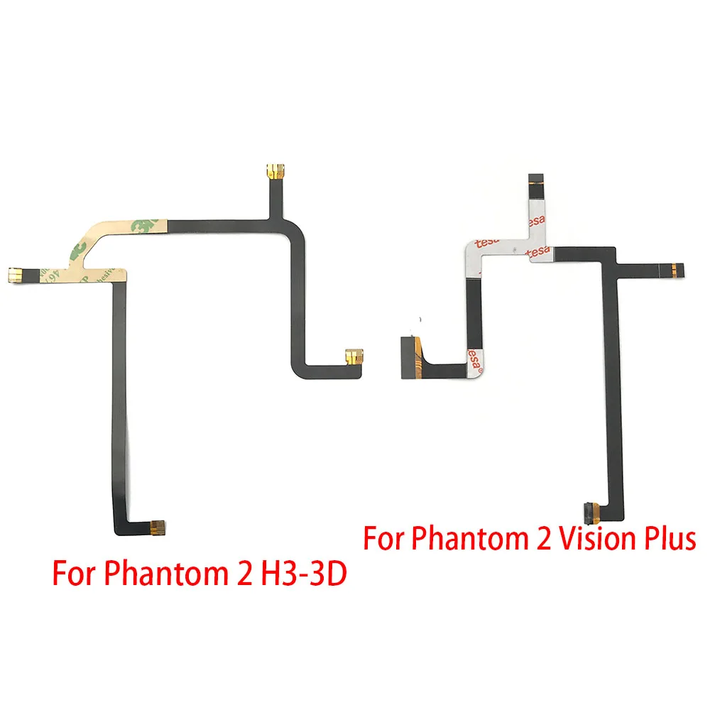10Pcs/Lot, Flexible Gimbal Cable Flex Flat Ribbon Gimbal Camera For DJI  Phantom 2 Vision Plus / Phantom 2 H3-3D Repairing Parts