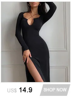 Elegant White Sweater Dress Women V-Neck Long Sleeve Knitted Bodycon Dress Sexy Slit Mini Dress Autumn Spring 2022 birthday dress