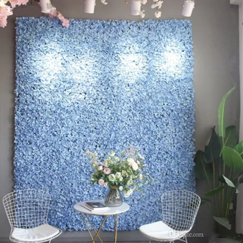 240x240 см высококлассная стена из гортензий Свадебные украшения цветок настенный набор с подставкой DIY свадебный фон Декор