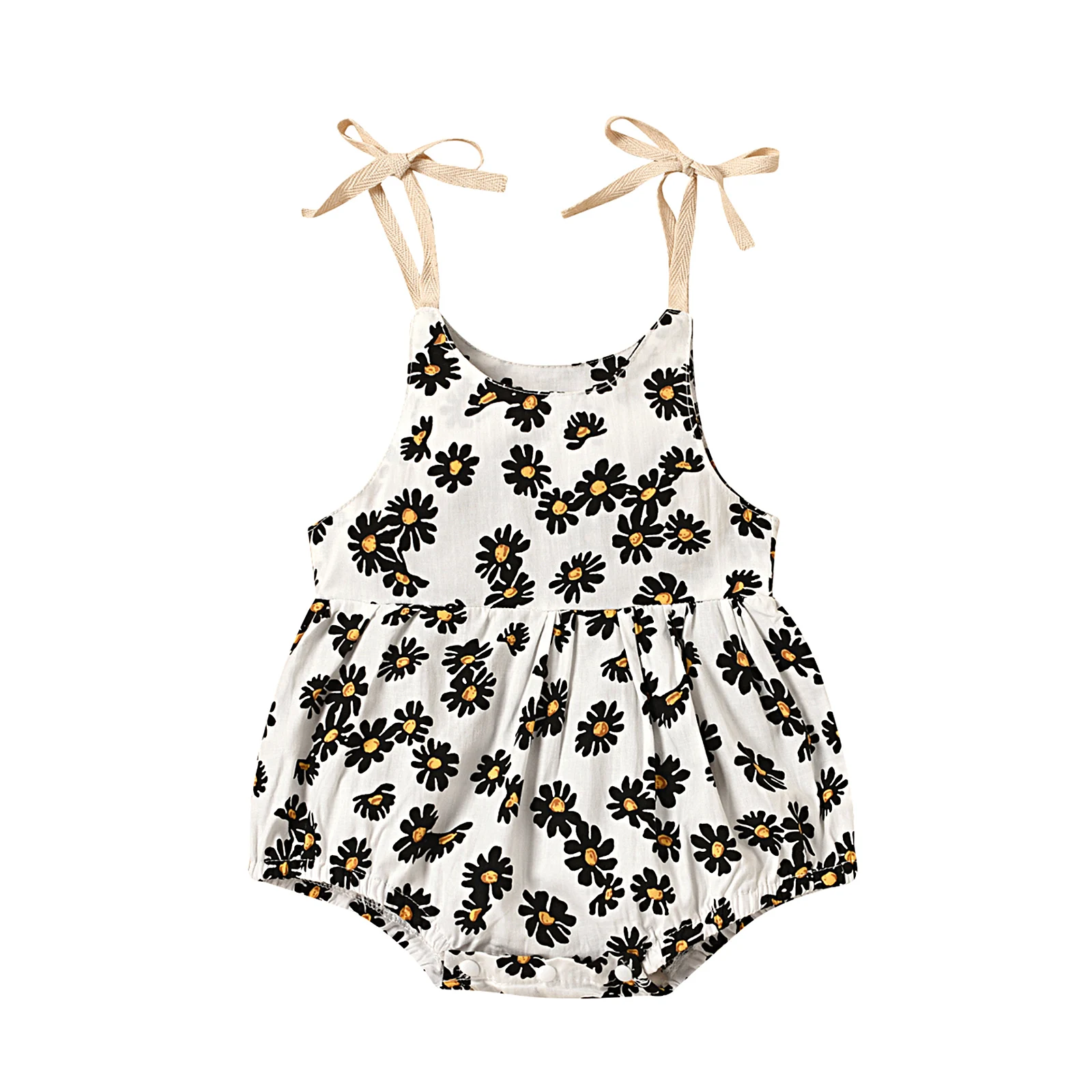 Baby Girls Daisy Sleeveless Romper 3