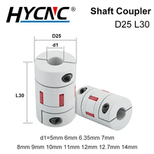 

D25 L30 Aluminum CNC Motor Claw Shaft Flexible Coupling Motor Screw Connection Soft Coupler 5/6 / 6.35 / 7/8/9/10/11 / 12 Mm