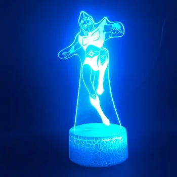 

UFO Goldorak Smart Phone Control Unique Gift for Room Decorative Touch Sensor LED Night Light Bright Base 7 Color with Remote