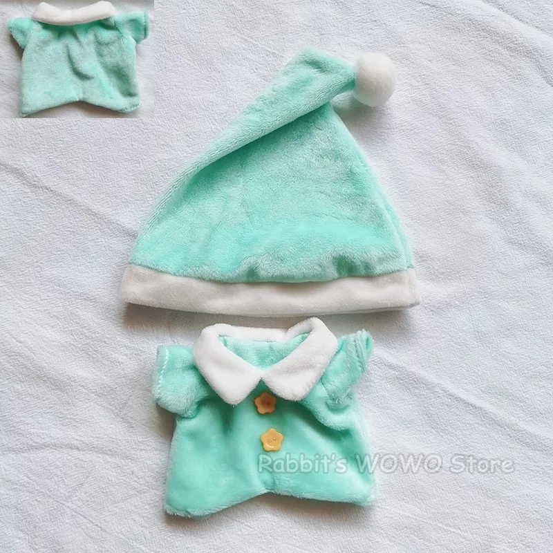 20cm Baby Doll Outfit Plush Doll's Clothes Lovely Hoodie Stuffed Toy Dolls Accessories for Korea Kpop EXO Idol Dolls 12