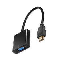 Vga-Adapter Cable-Jack Video-Audio Hdmi-Compatible-Vga Male-To-Famale-Converter for PS4