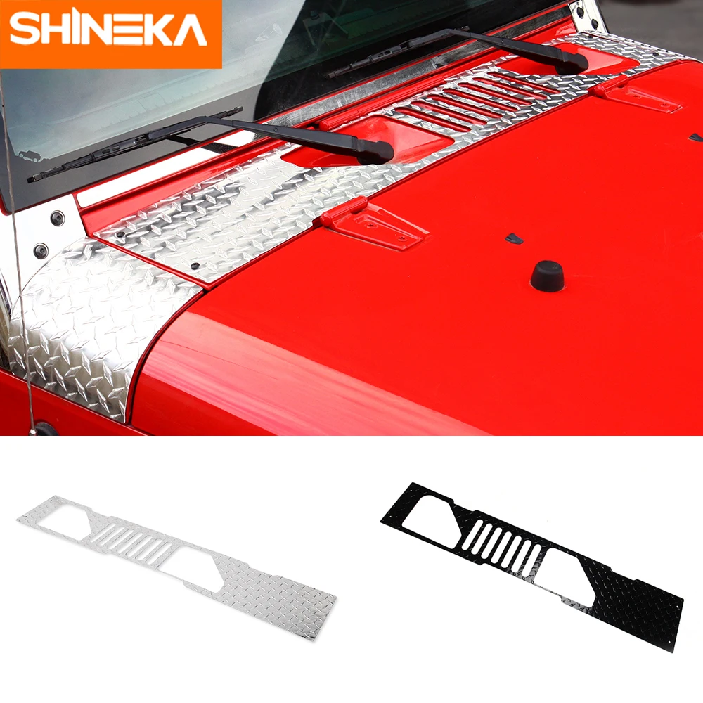 Наклейка на крышку двигателя для Jeep Wrangler JK 2007- Автомобильный капот вентиляционные отверстия решетка Накладка наклейка для Jeep Wrangler