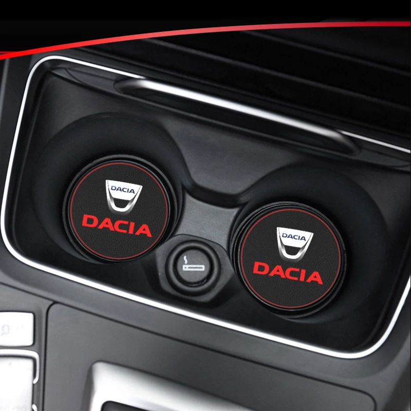 

1pcs Vehicle Water Cup Holder Pad Car Cup Anti Slip for Dacia Duster Logan Sandero 2 Mcv Sandero Car Interior Accessories