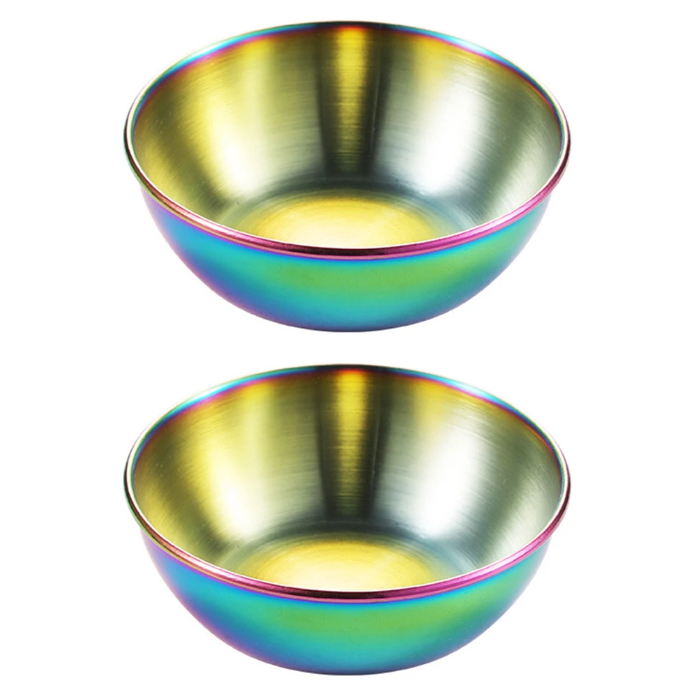 2pcs Appetizer Serving Tray Simple Sauce Dishes Miniature Spice Dish Plate | Дом и сад