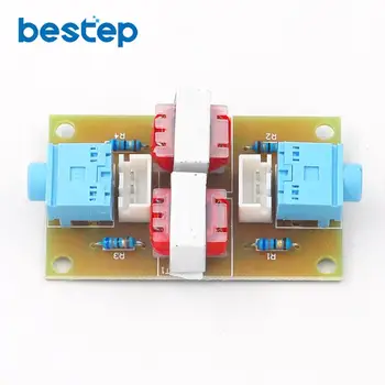 

XH-M372 Stereo /Audio Isolator Vehicle Common Ground Suppression Interference Noise Isolation Module Transformer Coupler