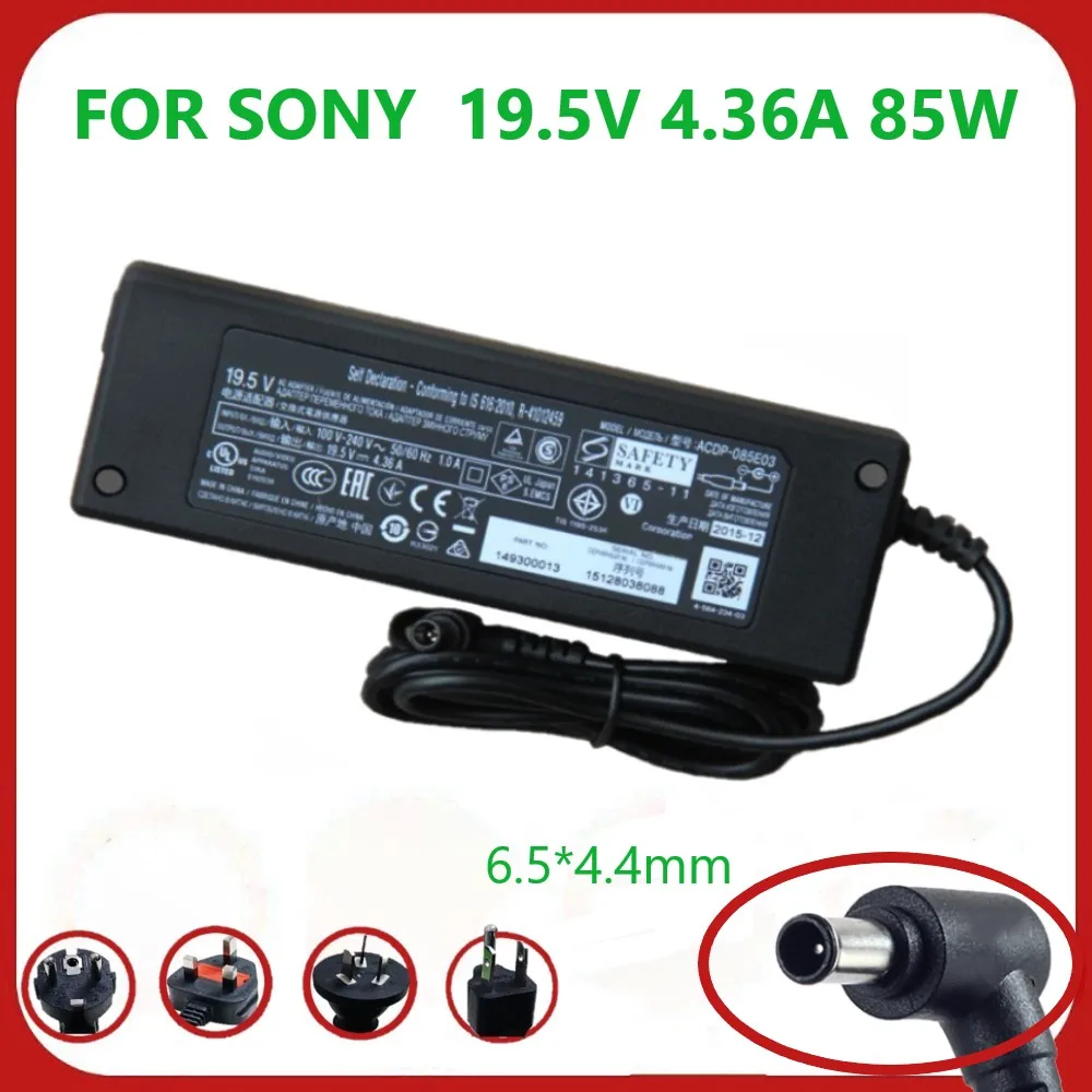 Новый адаптер питания для телевизора Sony ACDP-085E03 19 5 V 4.36A 85W 6 5*4 4 MM | Компьютеры и офис