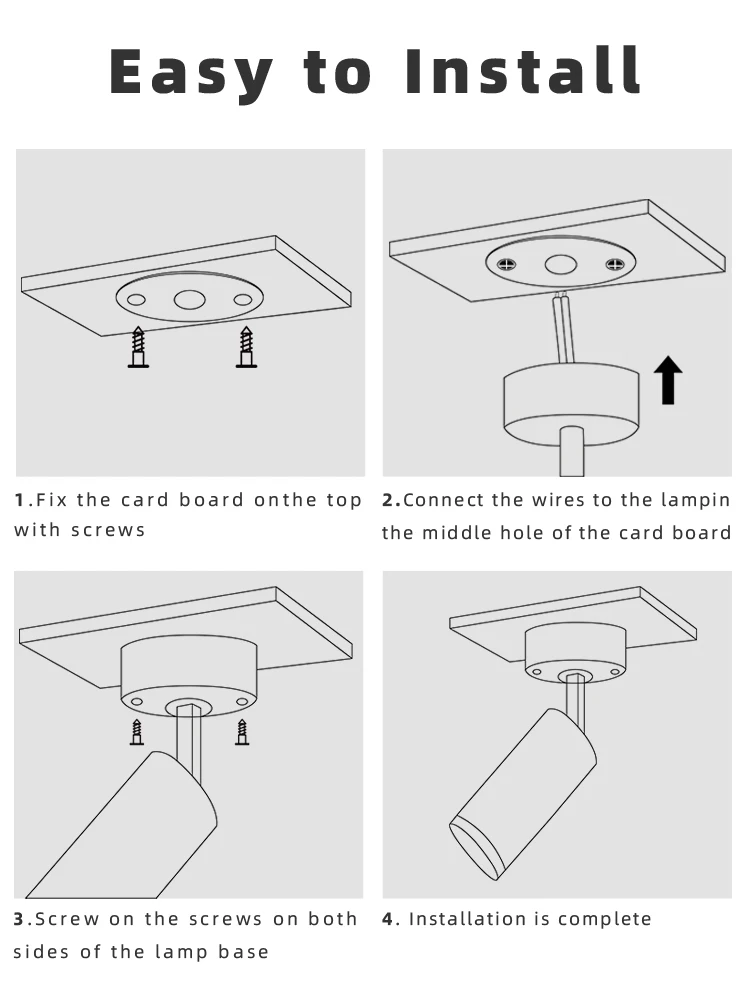 white downlights LED Ceiling Spotlight 220V Surface Mounted Lengthen Track Light Downlight Aluminum Fixture Foldable for Lamp Living Room Kitchen bathroom ceiling light