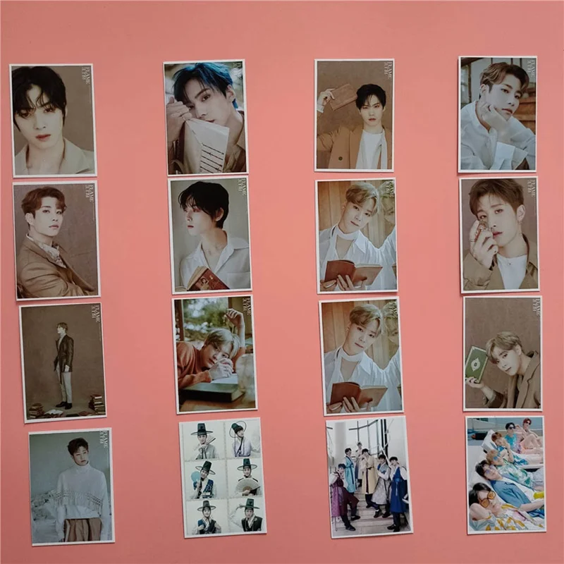 16 шт./компл. Kpop Astro членов фото карты альбом голубого пламени карты Ын бен HD Фотокарта Стикеры