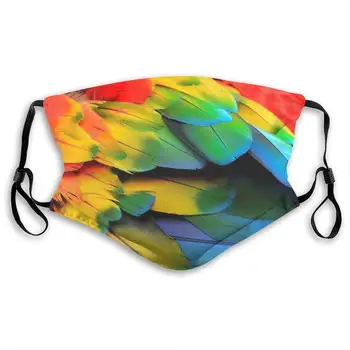 

LAURA FERGUSON Half Face Mask with Filter Dust-Proof Unisex Tactical Winter Face Cover for Motorcycling Feather (4)