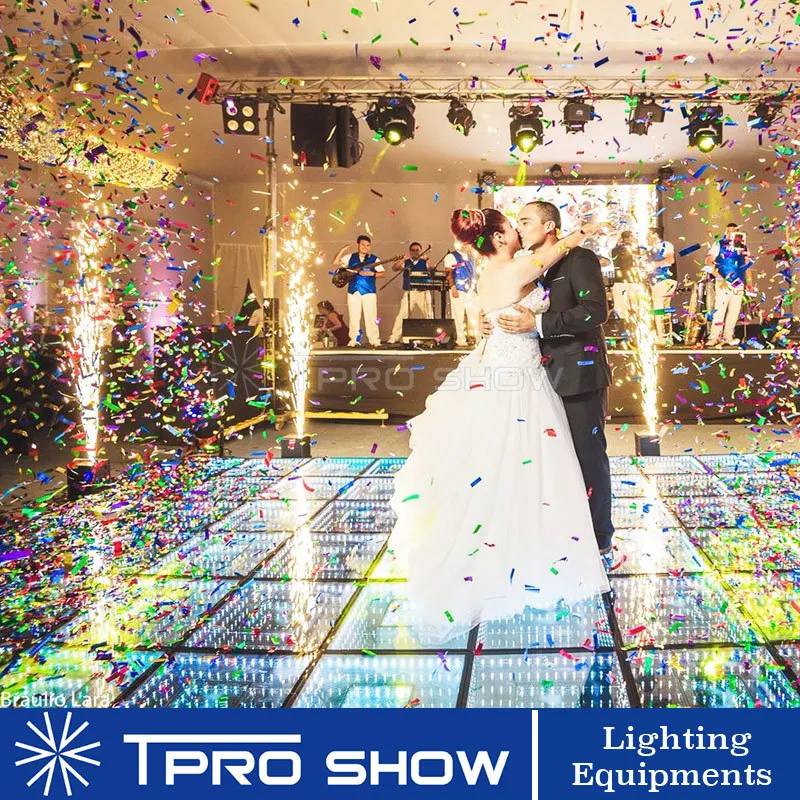 Мощный 1200 Вт конфетти Cannon светодиодные светильники dmx красочные конфетти машина пусковое устройство сценические эффекты для свадебной вечеринки DJ светильник Show