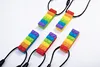 1Pc Sensory Chew Necklace Brick Chewy Kids Silicone Biting Pencil Topper Teether Toy, Silicone teether for children with autism 4