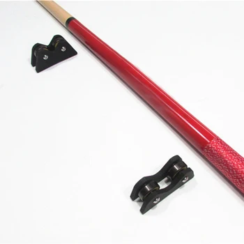

2pcs Billiards Pool Cue Straightness Checker Snooker Shaft Stick Tester Billiards Accessories Black