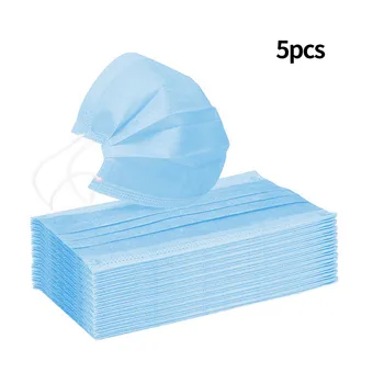 

10/20/50/100pcs Mask Non Woven Earloops Masks Blue Black White Pink Face Mouth Mask