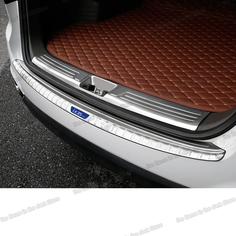 Lsrtw2017 car trunk panel trim cover protector for