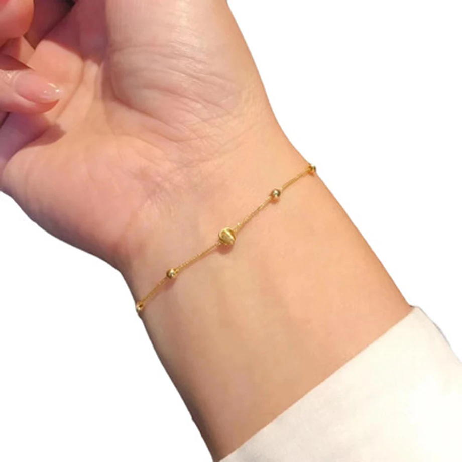 NYMPH Real 18K Link Bracelet AU750 