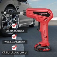 Perceuse sans fil 12V Max Power, perceuse à pilote électrique, Kit de perceuse avec pompe de gonflage de pneus
