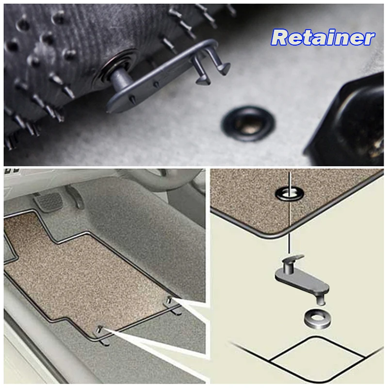 10 шт. автомобильный пол застежки для коврика ковер фиксатор Захваты держатели фиксирующие зажимы крючки крепления крепежа для Lexus ES RX IS GX GS LS LX