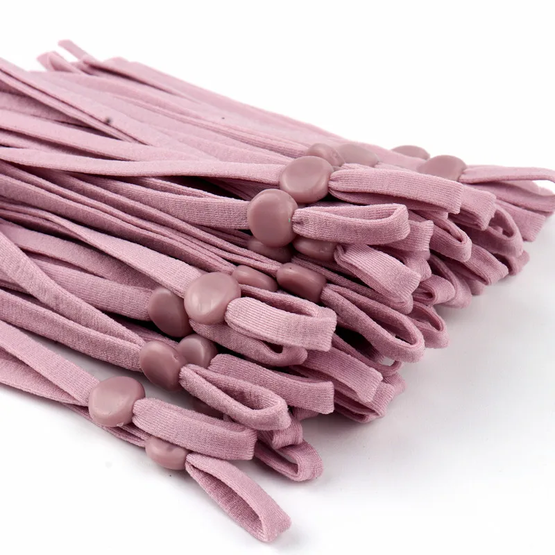 thumbnail image 1 of 10/20 piezas de cordón elástico ajustable para coser mascarillas con hebilla, cordón elástico para las orejas, cuerda para orejeras, suministros para hacer bricolaje, 1 of 5