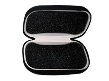 

Superior quality Portable Hearing Aid Case Black Color BTE Storage Case Holder