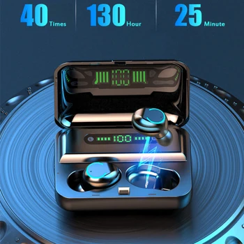 

F9 TWS Touch Wireless Earphone Bluetooth 5.0 TWS Headsets LED Display With Power Bank Headphones Hifi Stereo Sport Earbuds