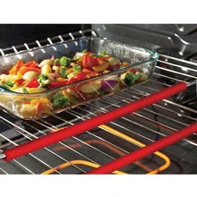 Новинка, силиконовая стойка для духовки, защита от переплетения, высокотемпературная защита, полка для духовки, край, защита, полка, щит, кухонные принадлежности